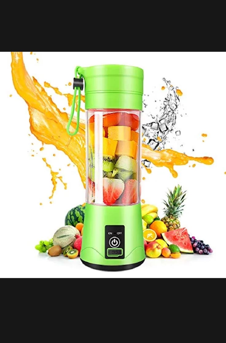 Portable Mini Blender – Rechargeable Personal Juicer for Smoothies, Shakes & Fresh Fruit Drinks